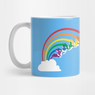 Boston Terrier Rainbow Mug